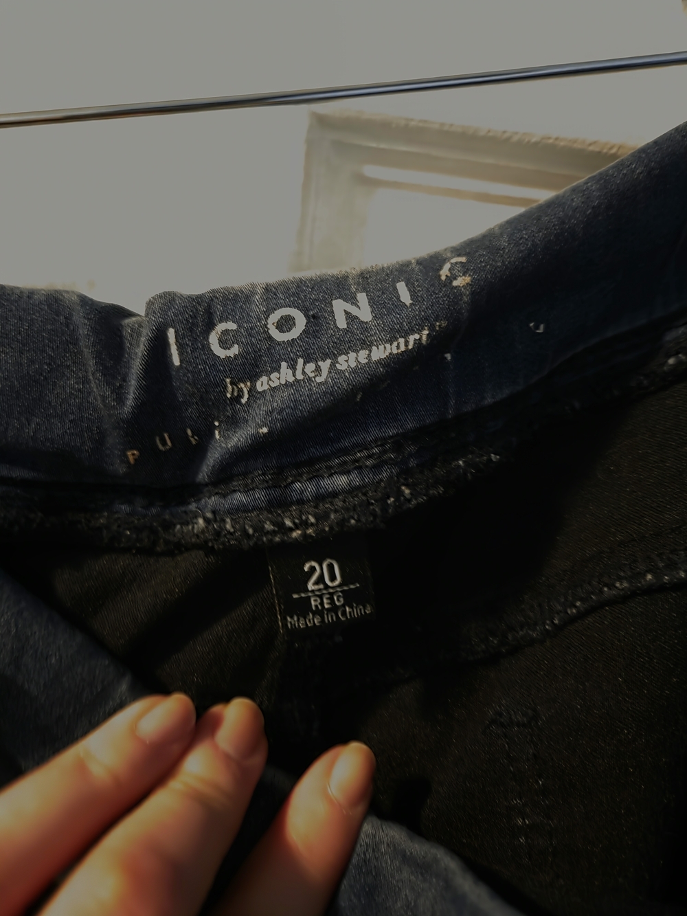 Ashley Stewart Dark Blue High-Rise Jeans